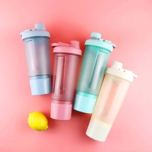 TNG Sports Shaker Bottle Creative Protein Powder Mixing Bottle Fitness Gym Shaker Portable