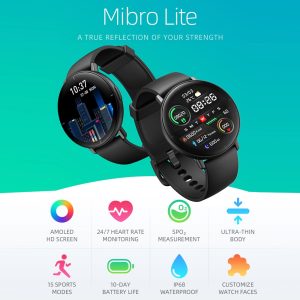 Xiaomi Mibro Lite Smartwatch AMOLED Screen with SpO2