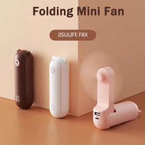JISULIFE F8X Bear Handheld Foldable Fan (New Upgrade Version)