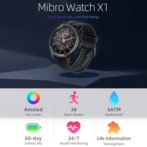 Xiaomi Mibro X1 AMOLED HD Sports Smartwatch