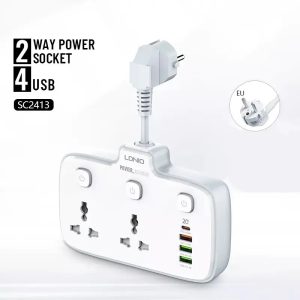 Ldnio SC2413 PD & QC3.0 2 Universal Outlets Power Socket