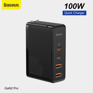 Baseus 100W GaN2 Pro USB Type C PD Fast Charger 2 C+2 U