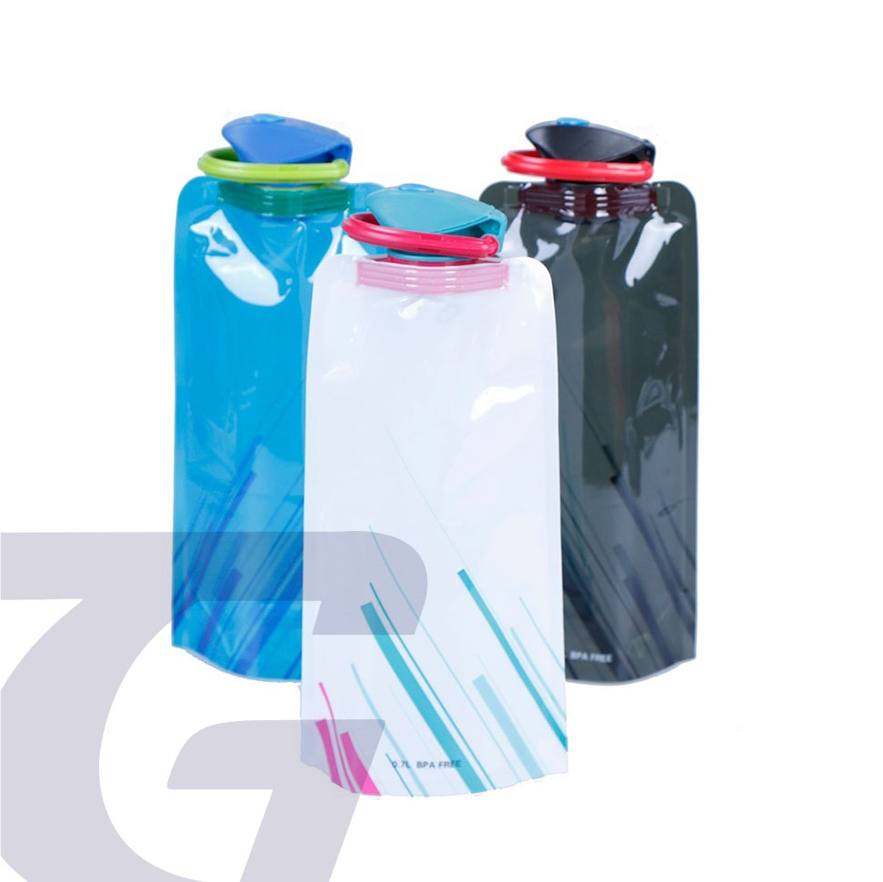 Portable Ultralight Water Bottle 700mL Foldable Collapsible Travel Outdoor Sport - Image 11