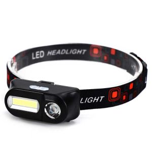 Head Lamp Trekking Hiking Camping Rechargeable Head Torch Light 180LM