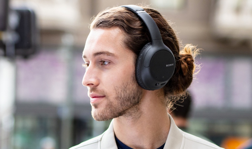Sony WH-CH710N Black Wireless Over-Ear Headphone - Image 2
