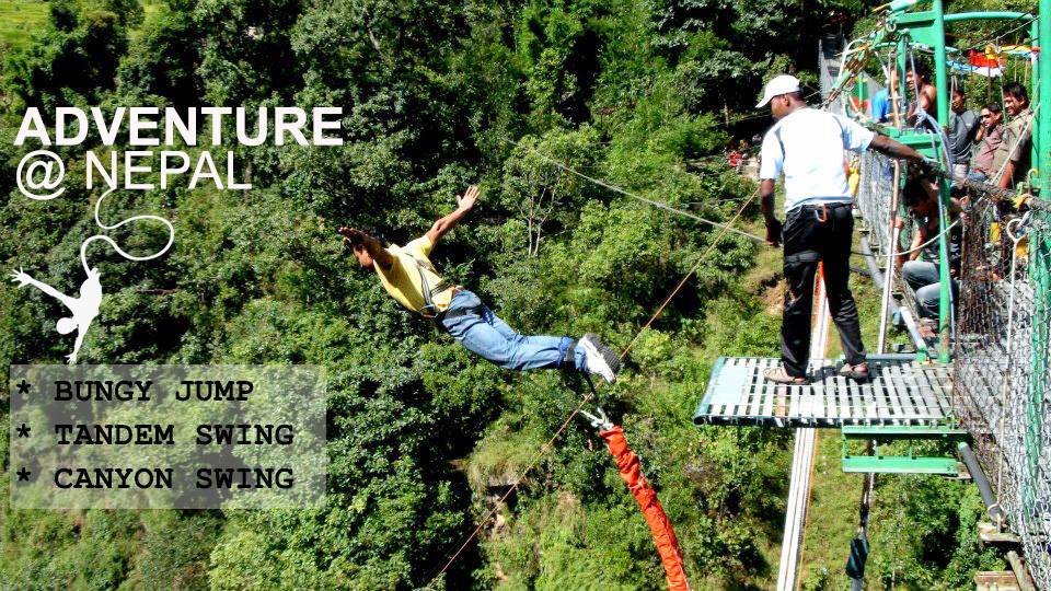 Bunjee Jumping at Nepal