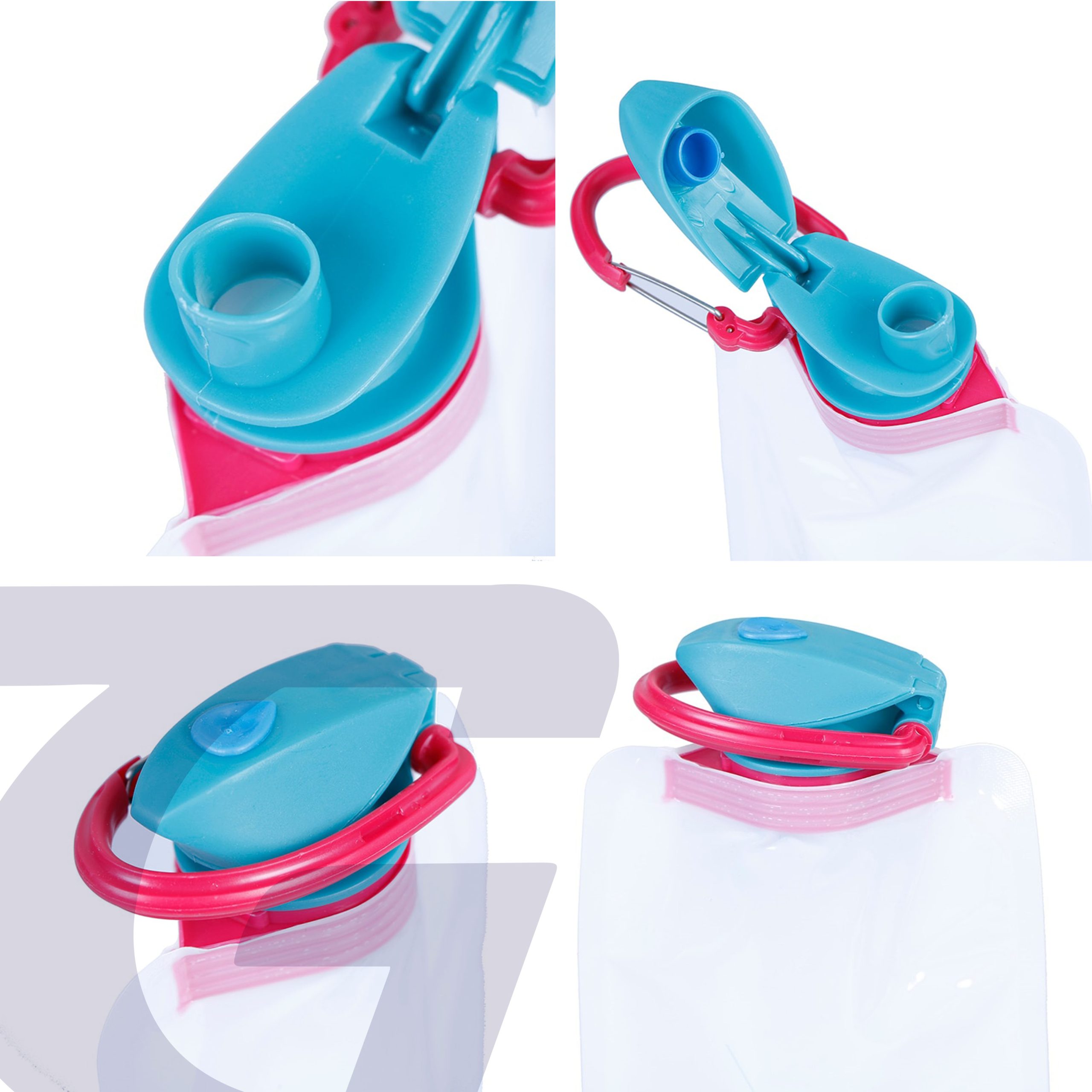 Portable Ultralight Water Bottle 700mL Foldable Collapsible Travel Outdoor Sport - Image 6