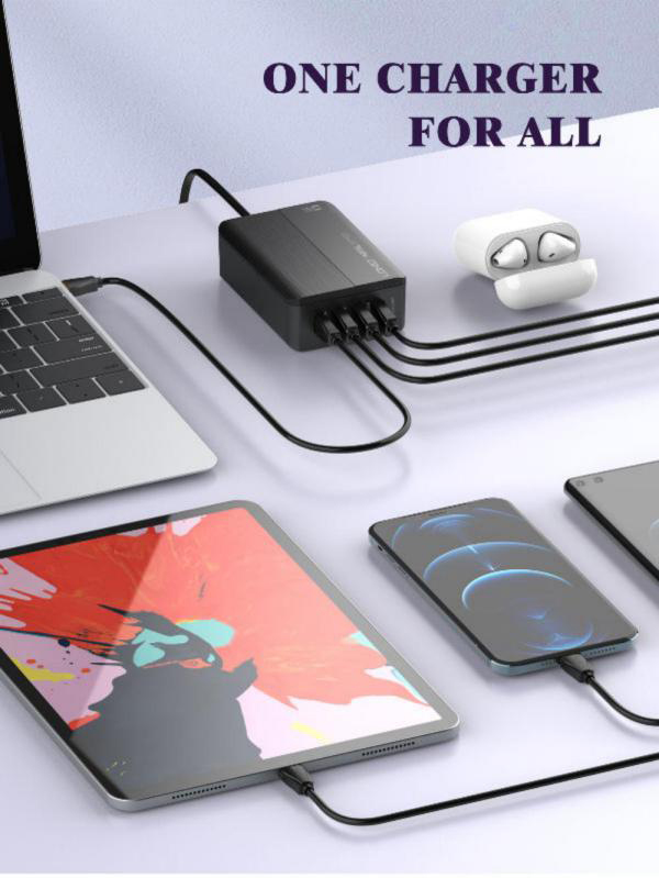 LDNIO 65W Super Fast Charging Station Desktop Mobile Charger - Image 5