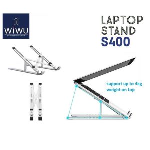 WIWU S400 Ergonomic Aluminum Alloy Foldable Laptop Stand