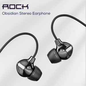 Rock Obsidian Stereo Earphones