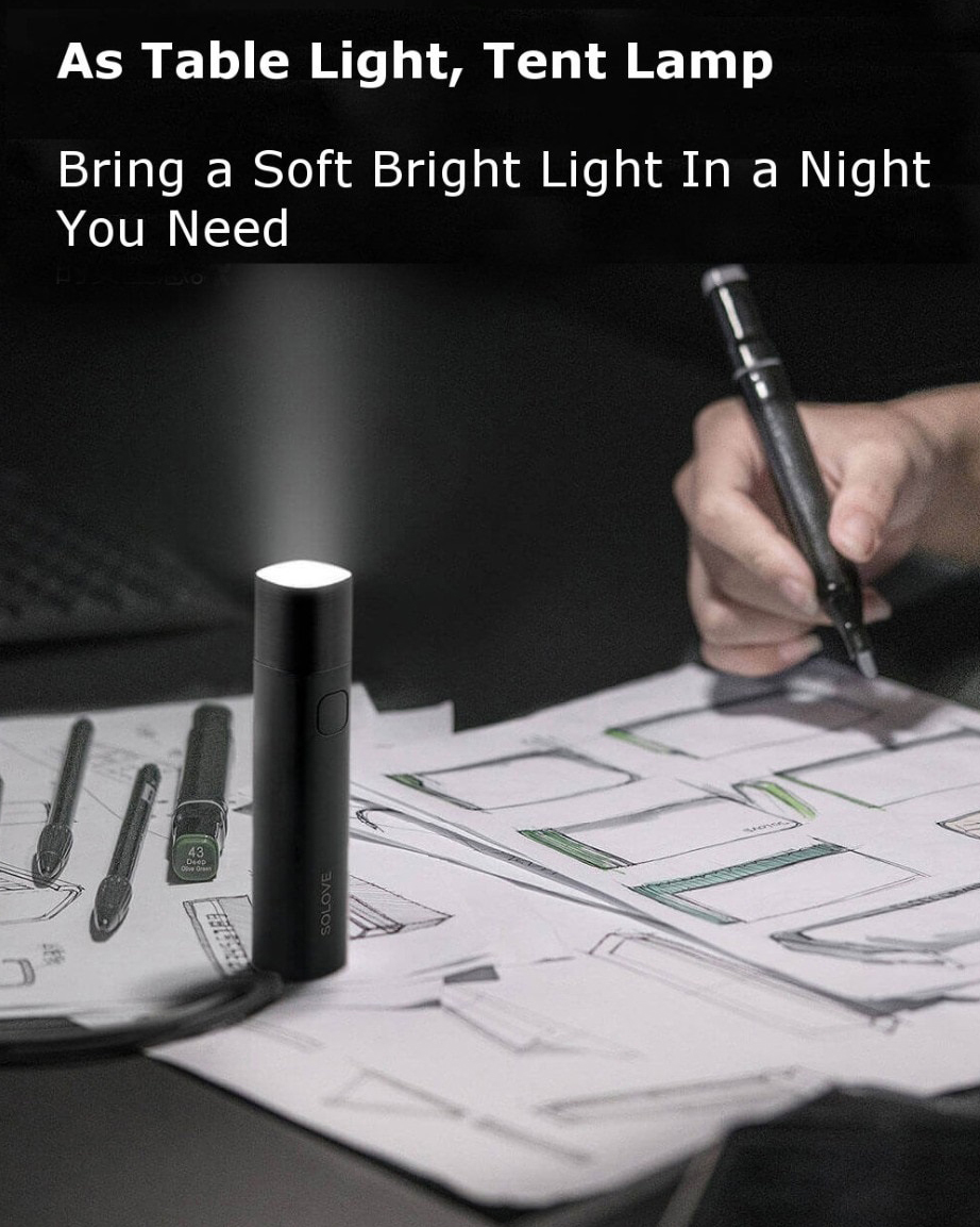 Xiaomi SOLOVE X3S USB Rechargeable Flashlight - Image 10