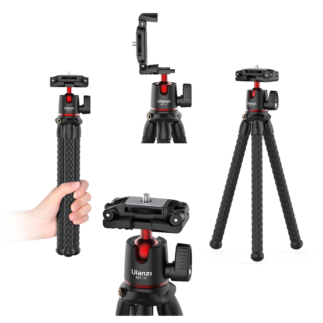 Ulanzi MT-11 Octopus Tripod with Built-In Phone Mount - Image 3