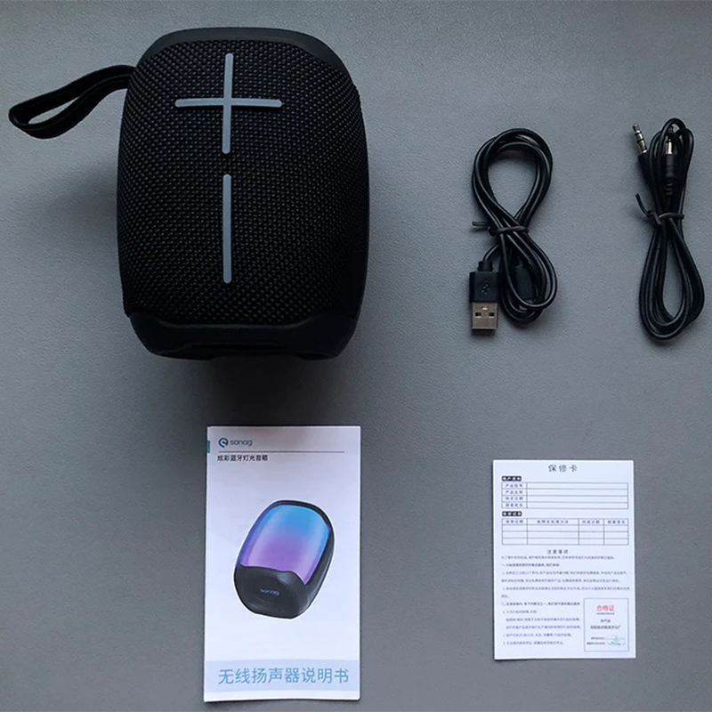 Sanag V12S Pro Bluetooth Speaker Lights 360° Big Surround Sound IPX5, Water-proof Wireless Speaker - Image 2