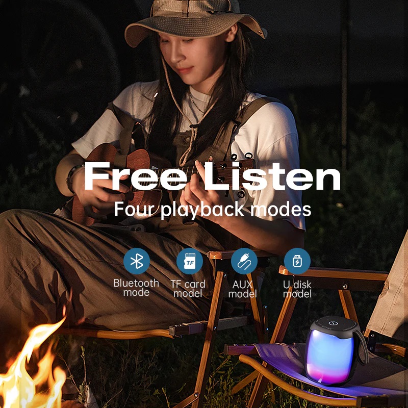 Sanag V12S Pro Bluetooth Speaker Lights 360° Big Surround Sound IPX5, Water-proof Wireless Speaker - Image 7