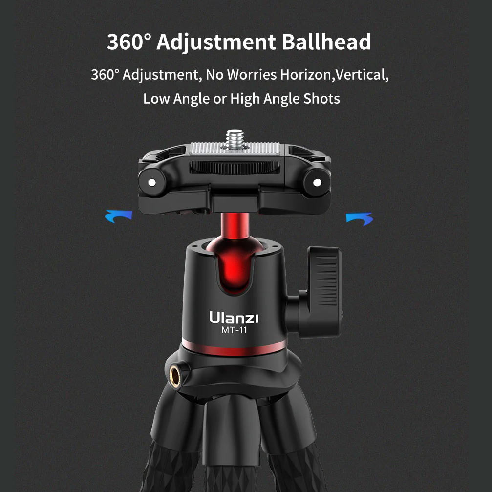 Ulanzi MT-11 Octopus Tripod with Built-In Phone Mount - Image 6