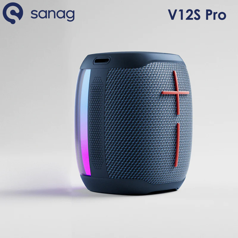 Sanag V12S Pro Bluetooth Speaker Lights 360° Big Surround Sound IPX5, Water-proof Wireless Speaker