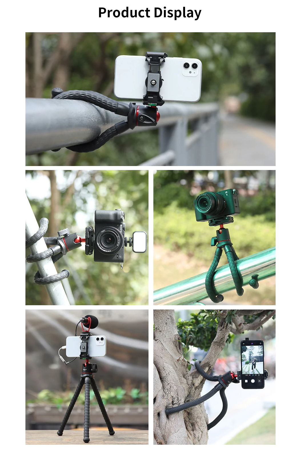 Ulanzi MT-11 Octopus Tripod with Built-In Phone Mount - Image 14