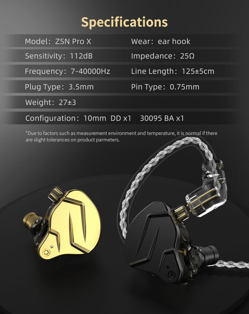 KZ ZSN PRO X Dual Driver Hybrid Metal Earphones - Image 13